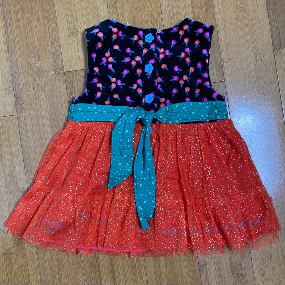 Matilda Jane Caroling Away Tunic red 4 - Picture 3 of 4